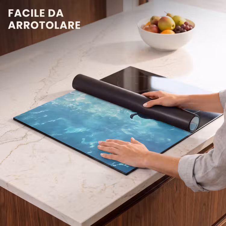 Protezione piano induzione - Tartaruga - Mare - Blu - Scintillio — 7
