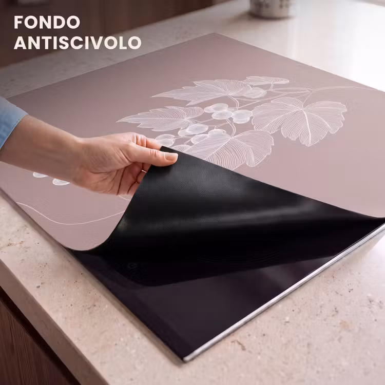 Protezione piano induzione - Traliccio - Uva - Illustrazione - Foglie — 6
