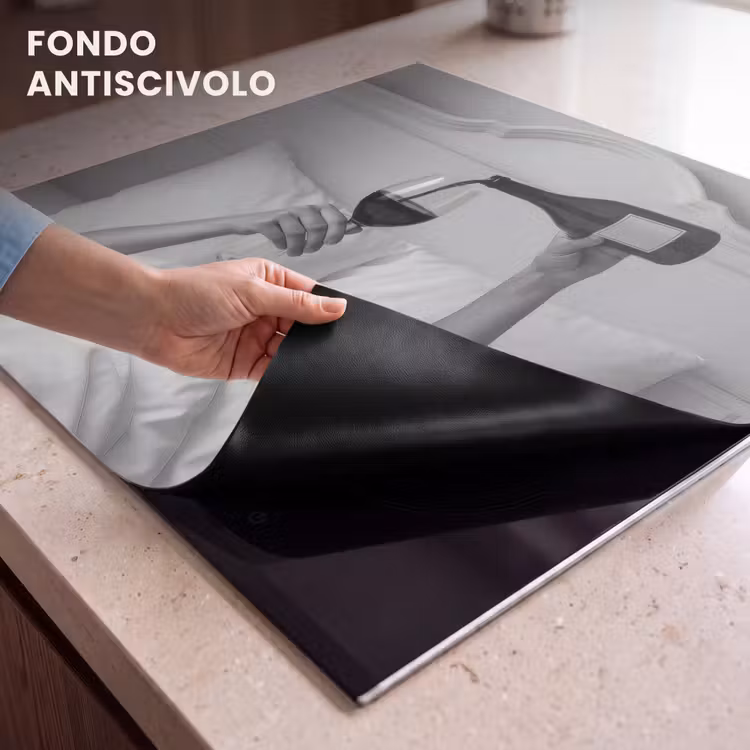 Protezione piano induzione - Lenzuola - Braccia - Vino - Bicchiere — 6