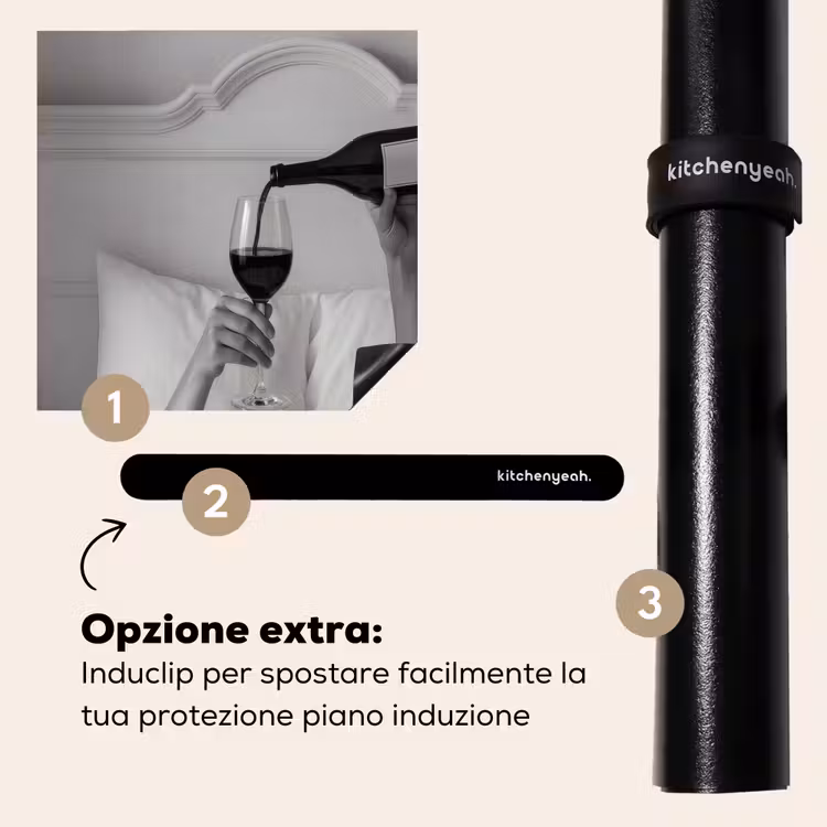 Protezione piano induzione - Lenzuola - Braccia - Vino - Bicchiere — 8