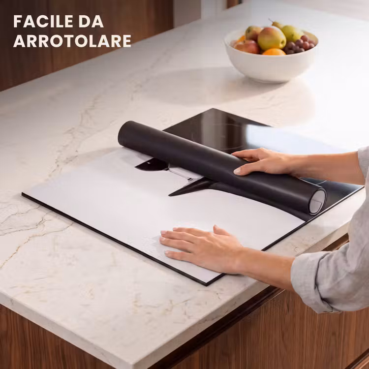 Protezione piano induzione - Tacco - Vino - Minimalista - Nero — 7