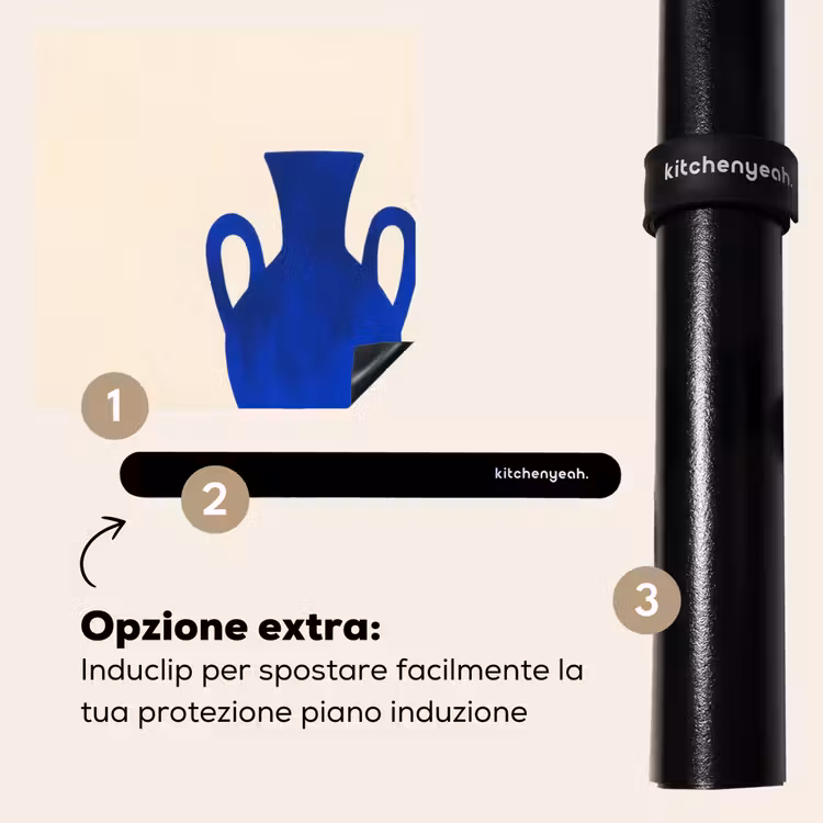 Protezione piano induzione - Vaso - Blu - Bloccato - Moderno — 8