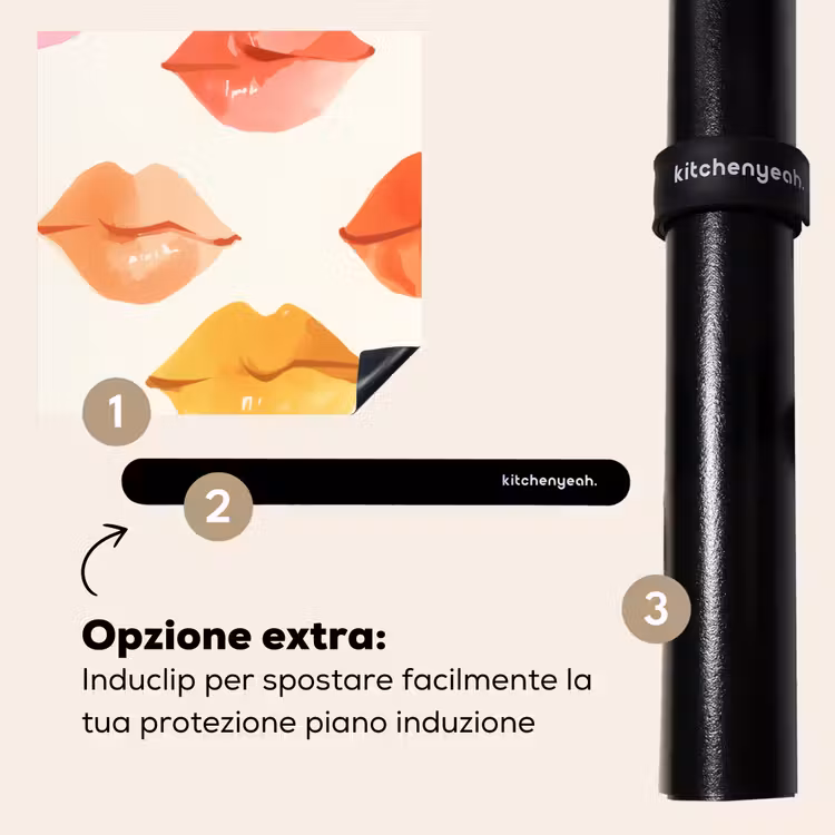 Protezione piano induzione - Labbra - Colorate - Lucide — 8
