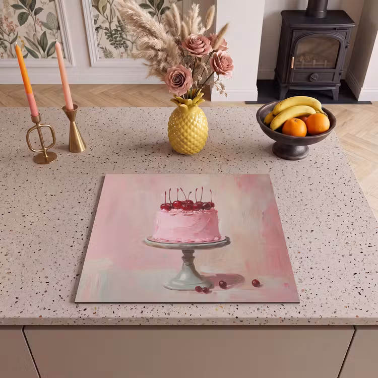 Protezione piano induzione - Torta - Rosa - Ciliegia — 3