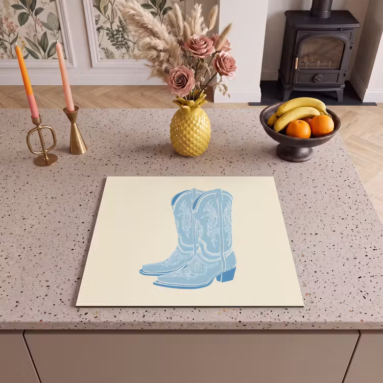Protezione piano induzione - Illustrazione - Stivali da cowboy - Modello — 3