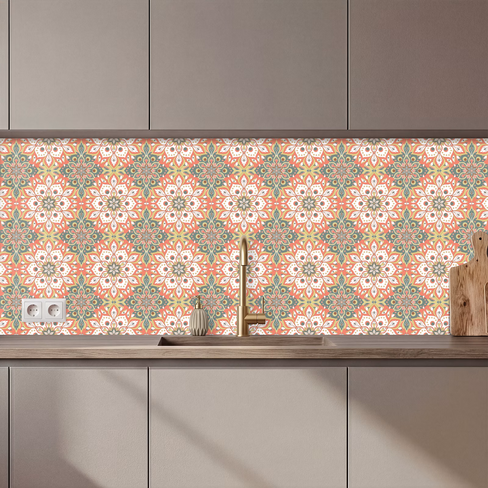 Schienale cucina - Fiori - Mandala - Vintage - Modelli — 1