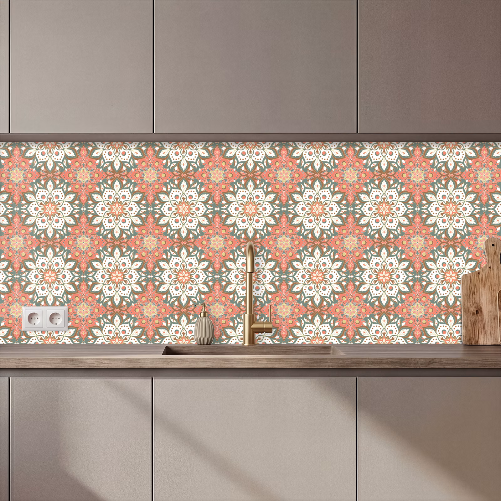 Schienale cucina - Vintage - Fiori - Mandala - Modelli — 1