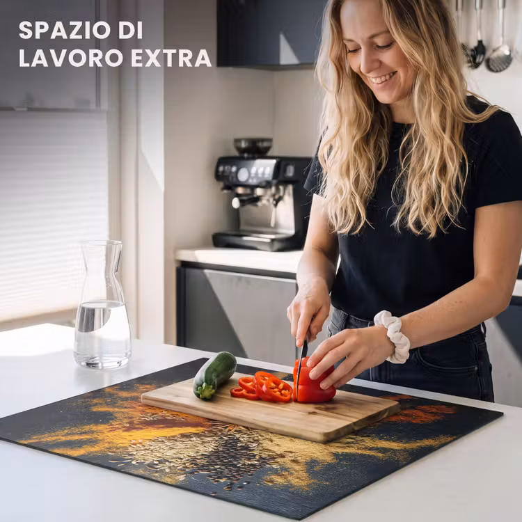Protezione piano induzione - Spezie - Esplosione - Arancia — 5