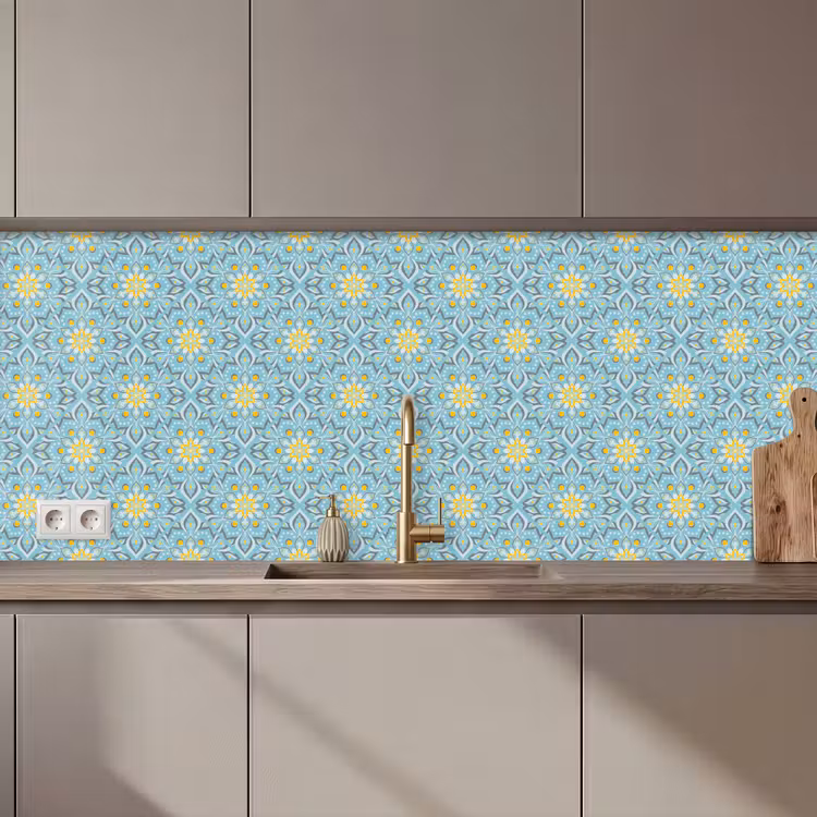 Schienale cucina - Fiori - Boho - Modelli - Mandala - Vintage — 1