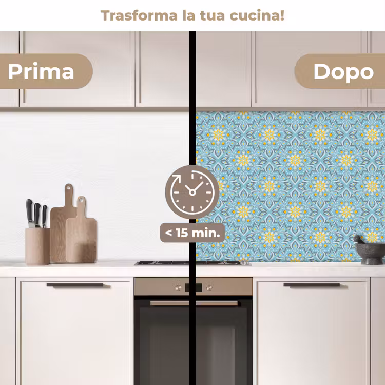 Schienale cucina - Fiori - Boho - Modelli - Mandala - Vintage — 3