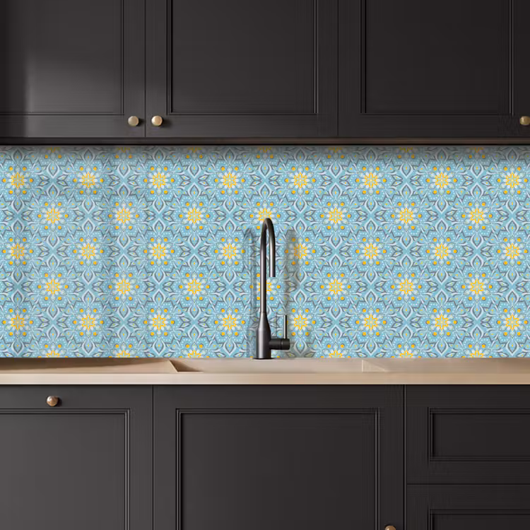 Schienale cucina - Fiori - Boho - Modelli - Mandala - Vintage — 6