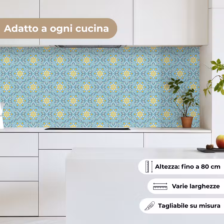 Schienale cucina - Fiori - Boho - Modelli - Mandala - Vintage — 7
