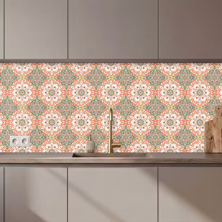 Schienale cucina - Fiori - Mandala - Vintage - Modelli — 1