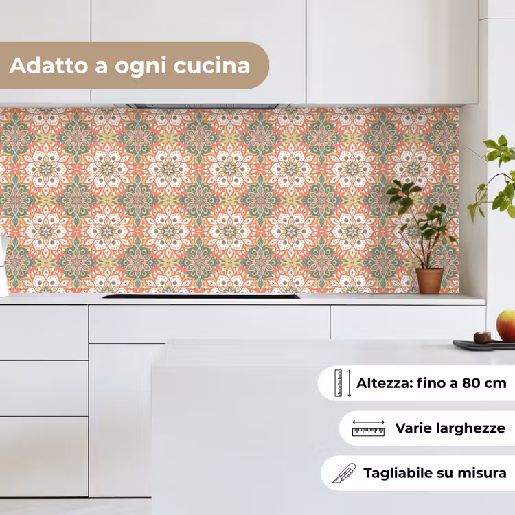 Schienale cucina - Fiori - Mandala - Vintage - Modelli — 7