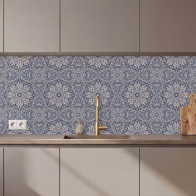 Schienale cucina - Mandala - Fiori - Vintage - Modelli — 1