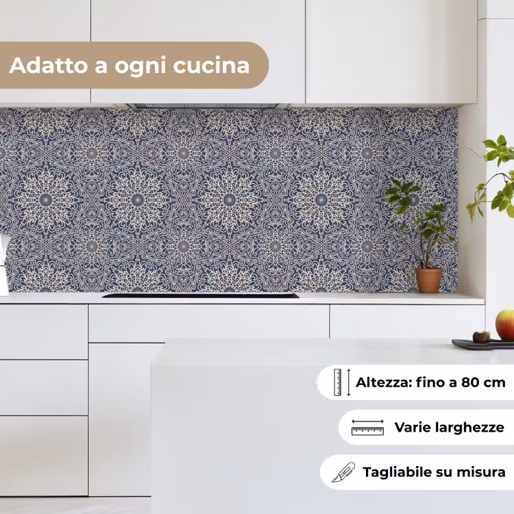 Schienale cucina - Mandala - Fiori - Vintage - Modelli — 7