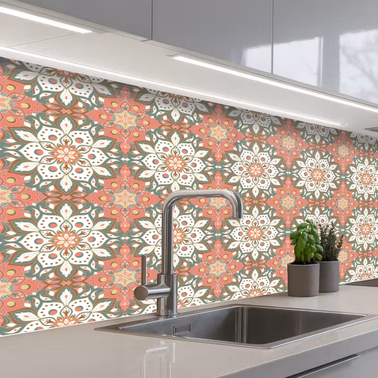 Schienale cucina - Vintage - Fiori - Mandala - Modelli — 2