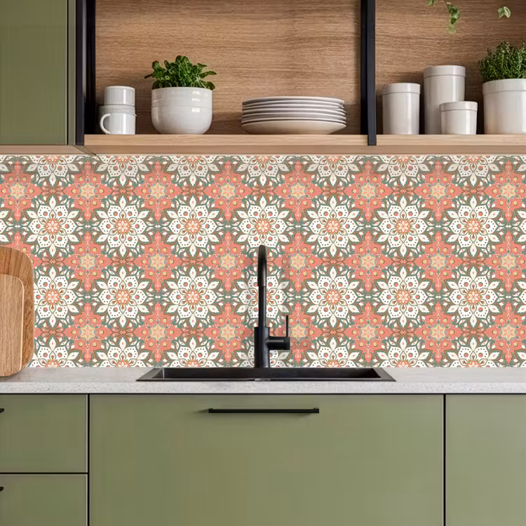 Schienale cucina - Vintage - Fiori - Mandala - Modelli — 8