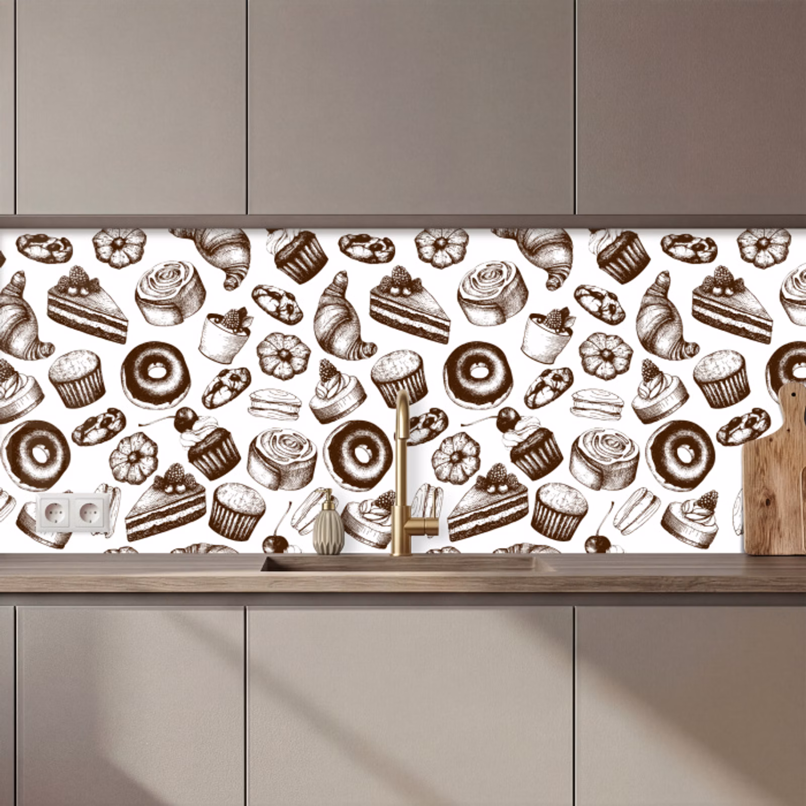 Schienale cucina - Pane - Pasticceria - Vintage - Design — 1