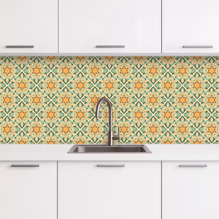 Schienale cucina - Boho - Modelli - Mandala - Fiori — 4