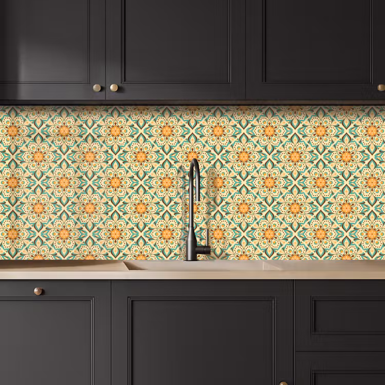 Schienale cucina - Boho - Modelli - Mandala - Fiori — 6