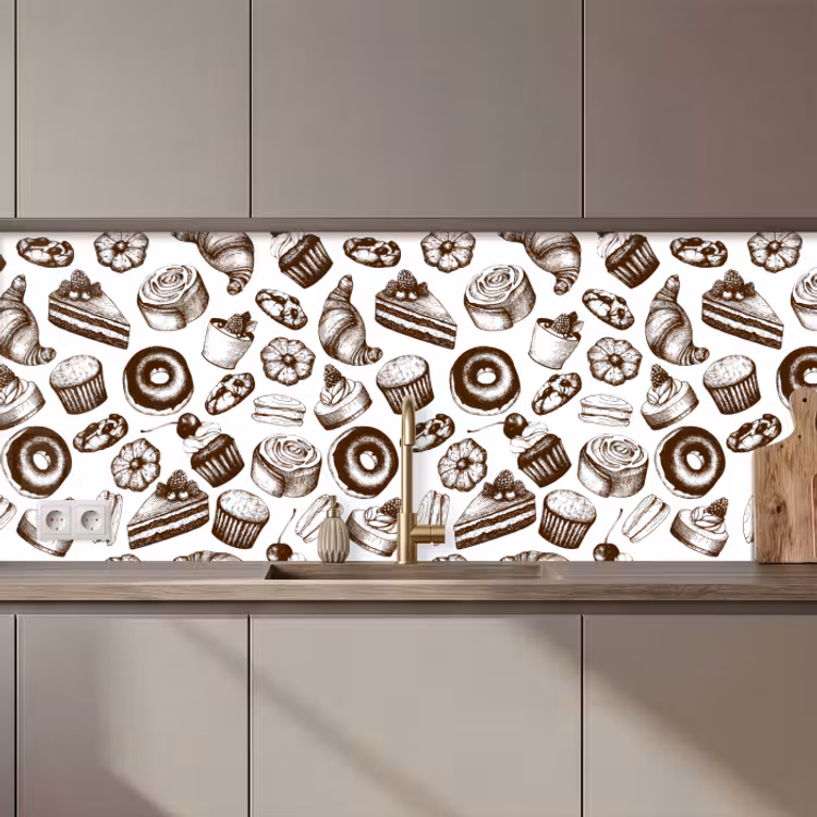 Schienale cucina - Pane - Pasticceria - Vintage - Design — 1