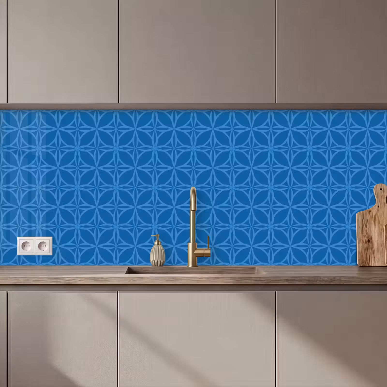 Schienale cucina - Bussola - Blu - Modelli — 1