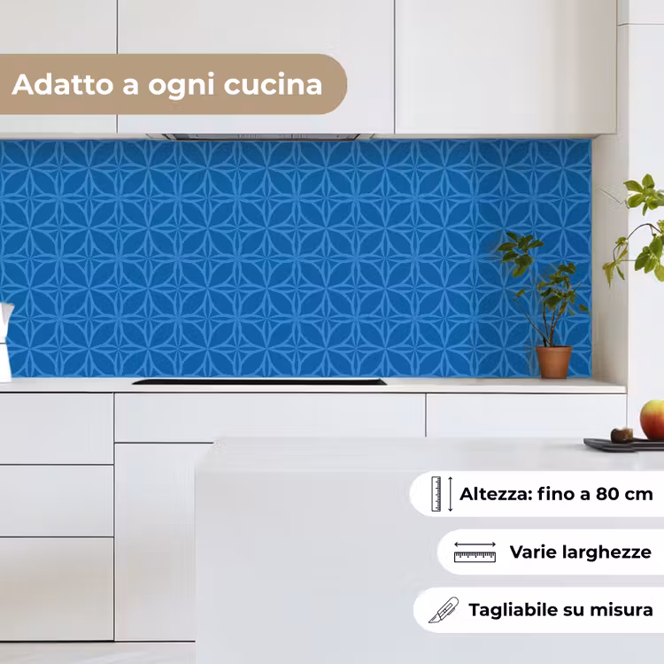Schienale cucina - Bussola - Blu - Modelli — 7