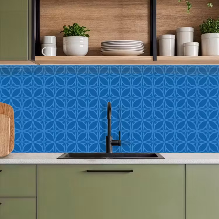 Schienale cucina - Bussola - Blu - Modelli — 8