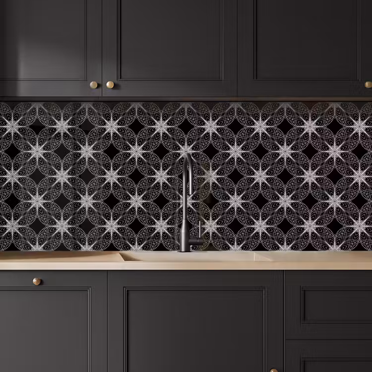 Schienale cucina - Bussola - Modelli - Bianco e nero — 6
