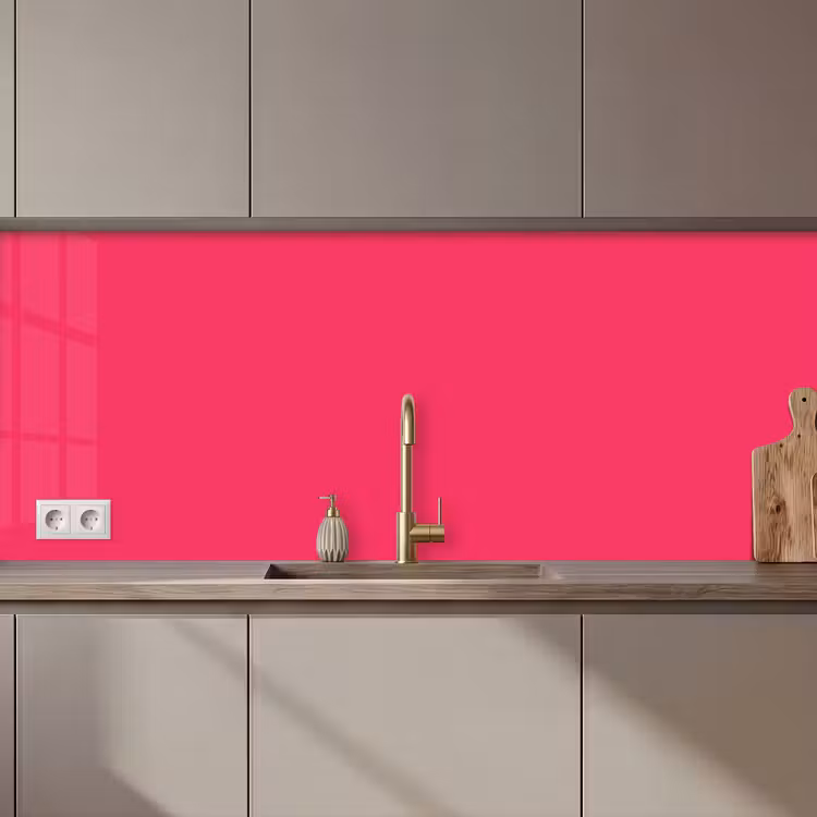 Schienale cucina - Carmine - Colori - Palette - Rosa — 1