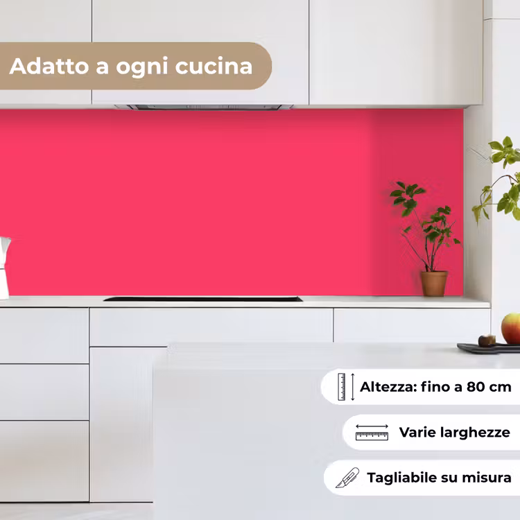 Schienale cucina - Carmine - Colori - Palette - Rosa — 7