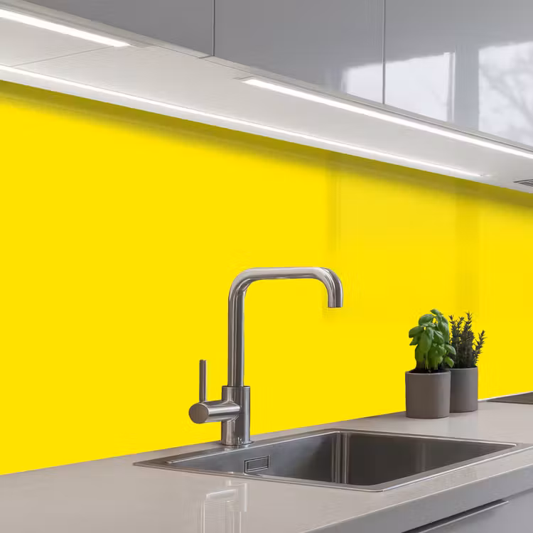 Schienale cucina - Giallo - Limone - Neon - Colori — 2