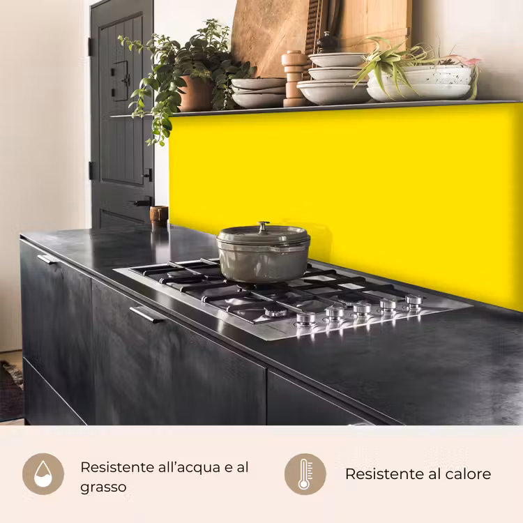 Schienale cucina - Giallo - Limone - Neon - Colori — 5