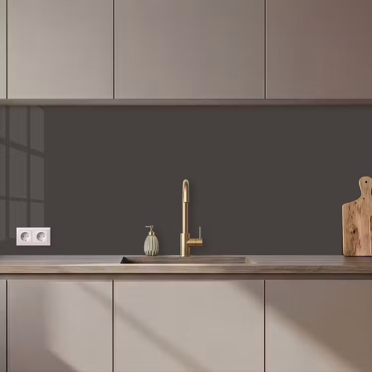 Schienale cucina - Grigio - Colori - Tinta unita — 1