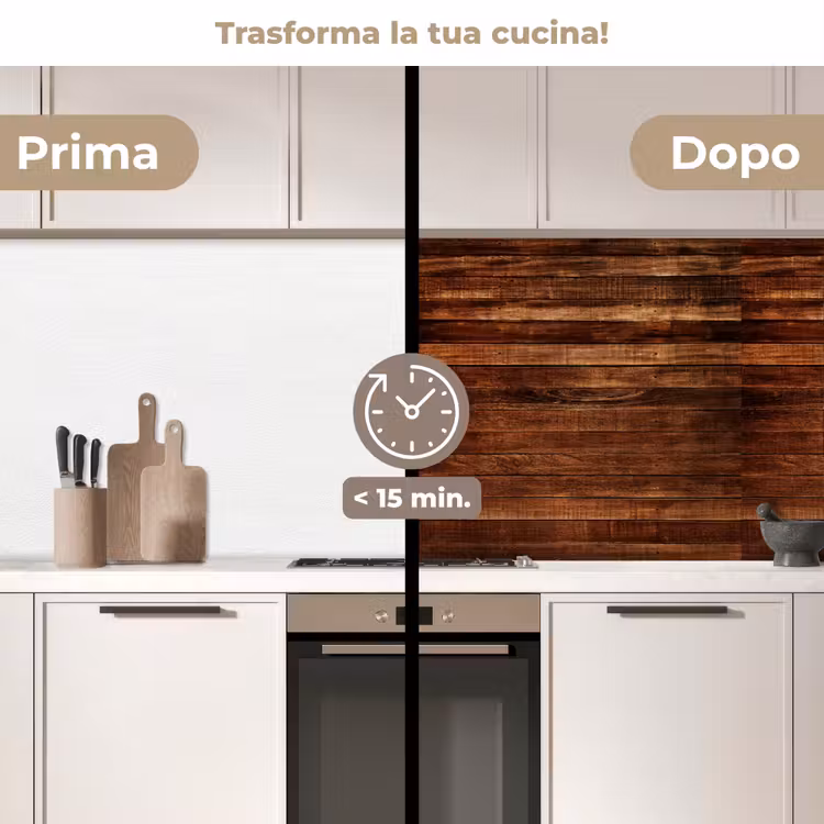 Schienale cucina - Legno duro - Robusto - Modelli — 3