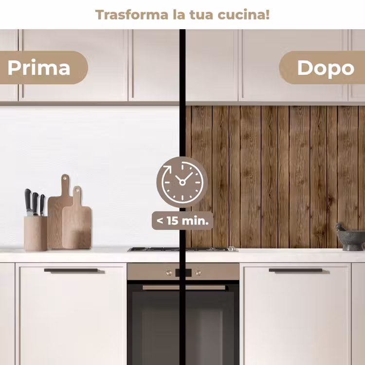 Schienale cucina - Legno - Natura - Modelli — 3
