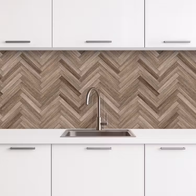 Schienale cucina - Modelli - Legno - Marrone — 4