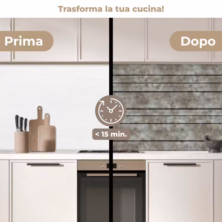 Schienale cucina - Retro - Scaffale - Modelli — 3