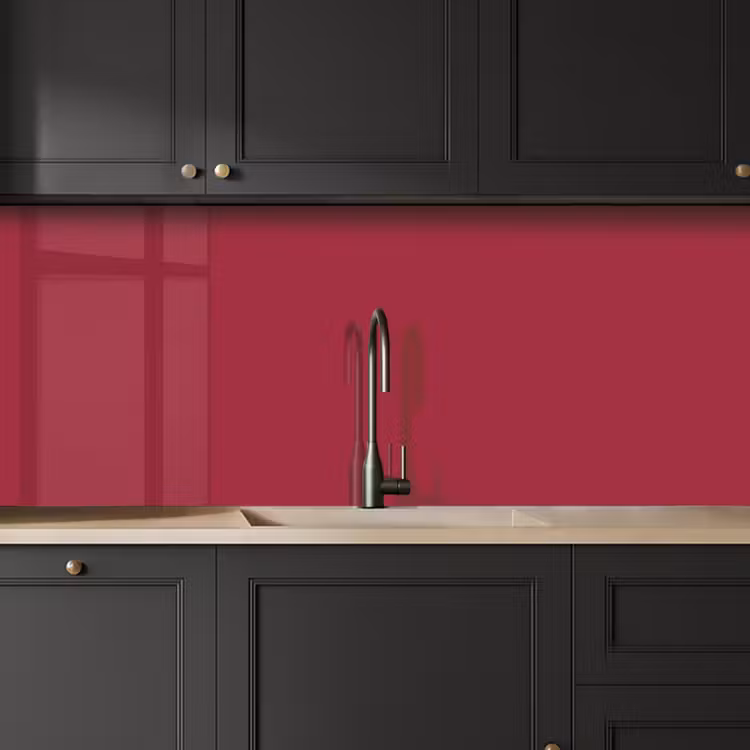 Schienale cucina - Rosso - Tinta unita — 6