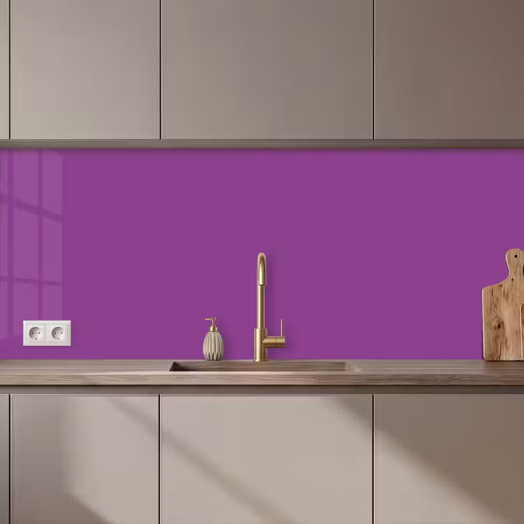 Schienale cucina - Viola - Colori - Tinta unita — 1