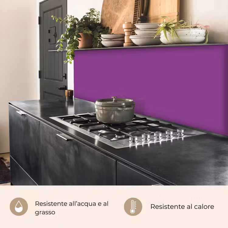 Schienale cucina - Viola - Colori - Tinta unita — 5