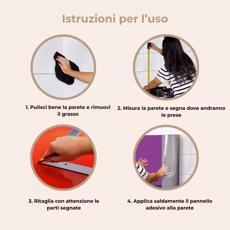 Schienale cucina - Viola - Colori - Tinta unita — 9