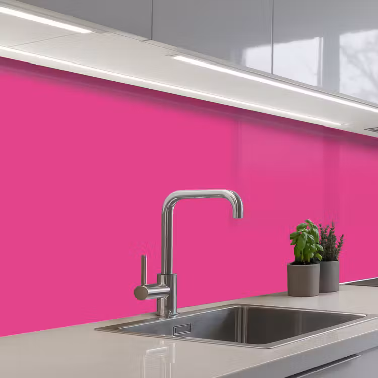 Schienale cucina - Fucsia - Neon - Colori — 2
