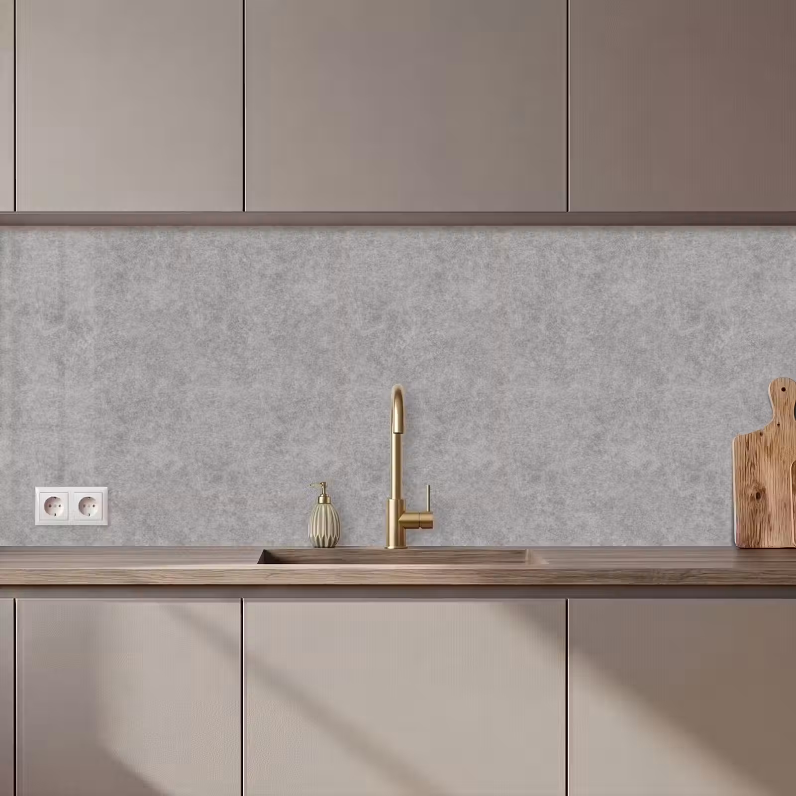 Schienale cucina - Calcestruzzo - Vecchio - Modello — 1
