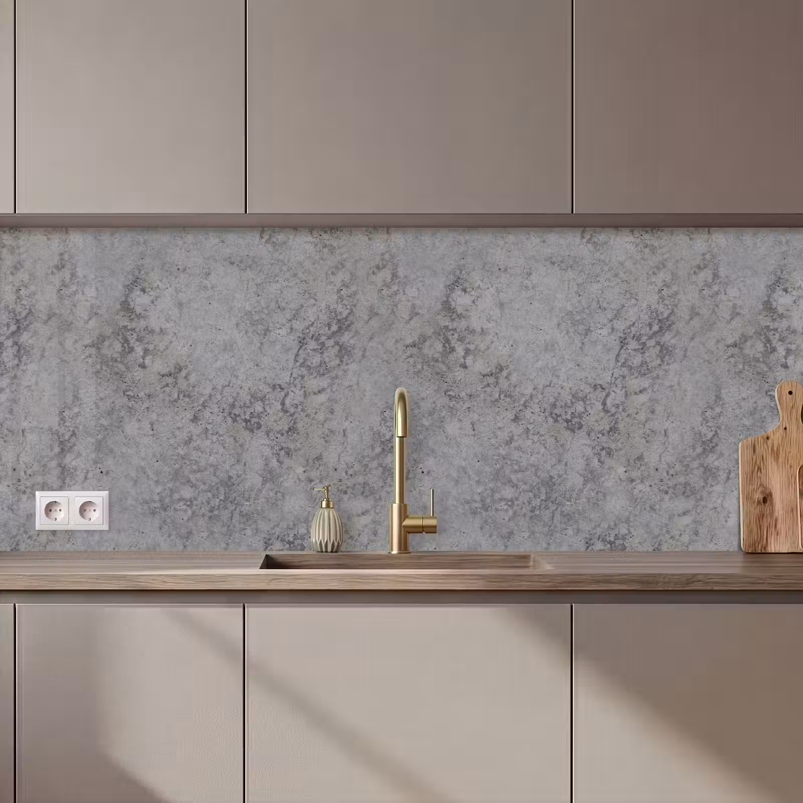 Schienale cucina - Industriale - Calcestruzzo - Modelli — 1