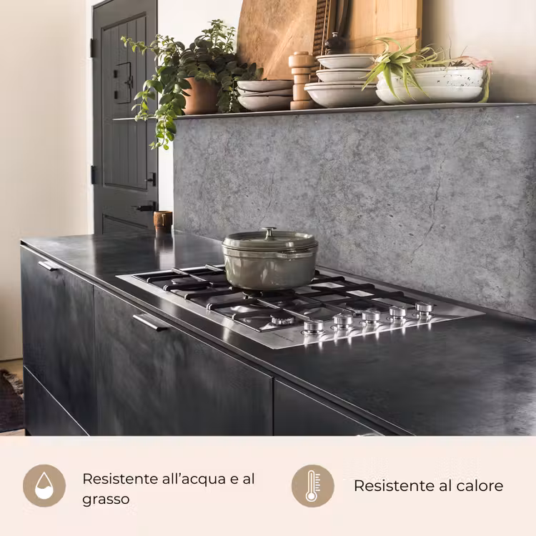 Schienale cucina - Calcestruzzo - Antico - Modelli — 5