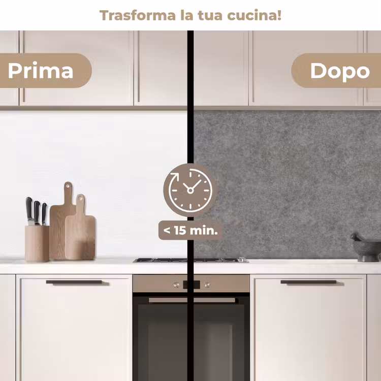 Schienale cucina - Calcestruzzo - Texture - Modelli — 3