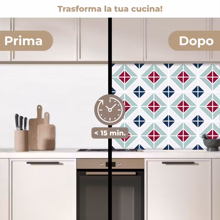 Schienale cucina - Modelli - Piastrelle - Astratto — 3