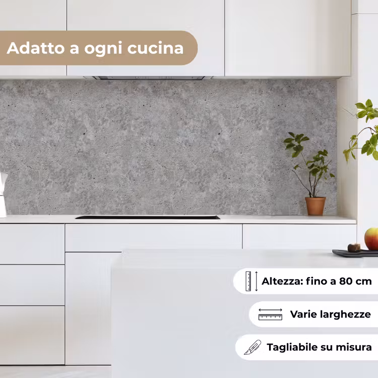 Schienale cucina - Modello - Cemento - Calcestruzzo — 7
